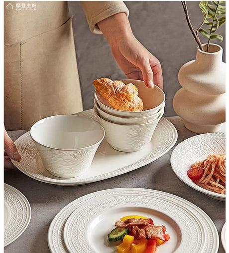 MH Calista Elegant Chic Ceramic Tableware Set from MH