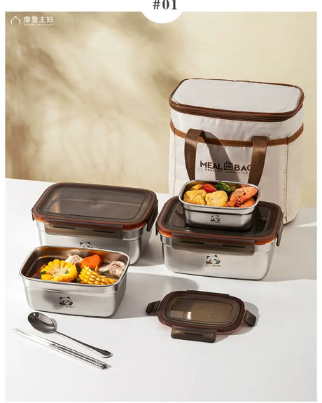 MH Carlotta Stainless Steel Sealing Bento Box from MH