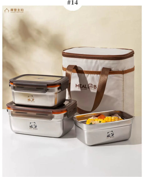 MH Carlotta Stainless Steel Sealing Bento Box from MH
