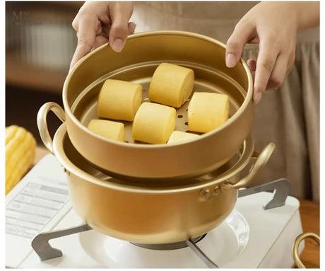 MH Daewon Sleek Korean Yellow Instant Noodle Pot from MH