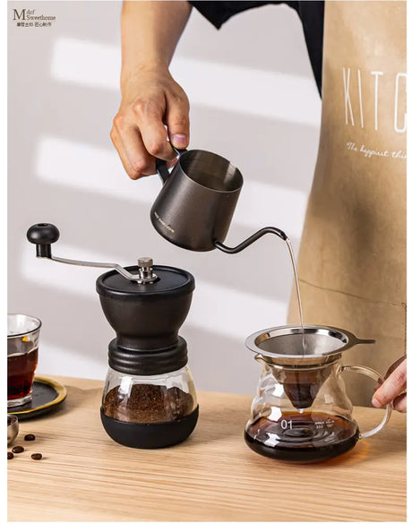 MH Elanora Compact Manual Coffee Grinder Machine from MH