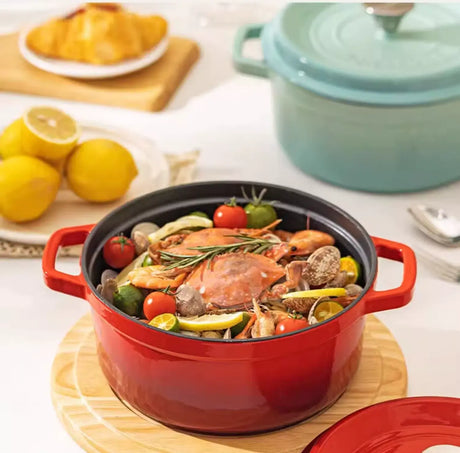 MH Elowen Elegant Enamel Cast Iron Pot from MH