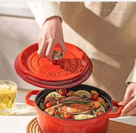 MH Elowen Elegant Enamel Cast Iron Pot from MH
