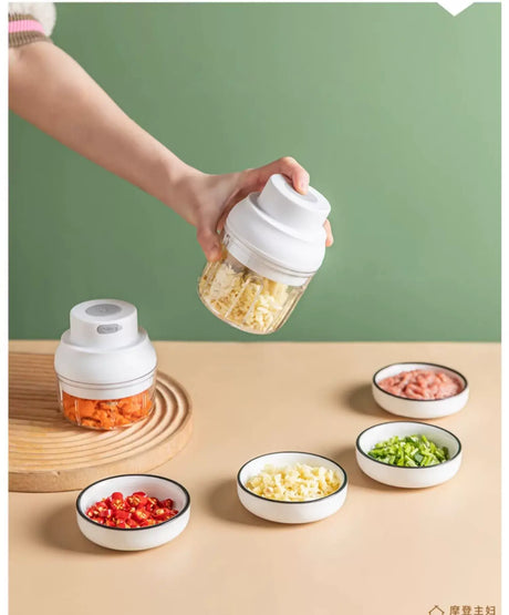MH Elowen Ergonomic Electric Garlic Crusher from MH