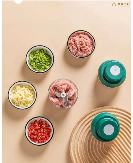 MH Elowen Ergonomic Electric Garlic Crusher from MH