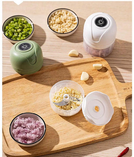 MH Elowen Ergonomic Electric Garlic Crusher from MH