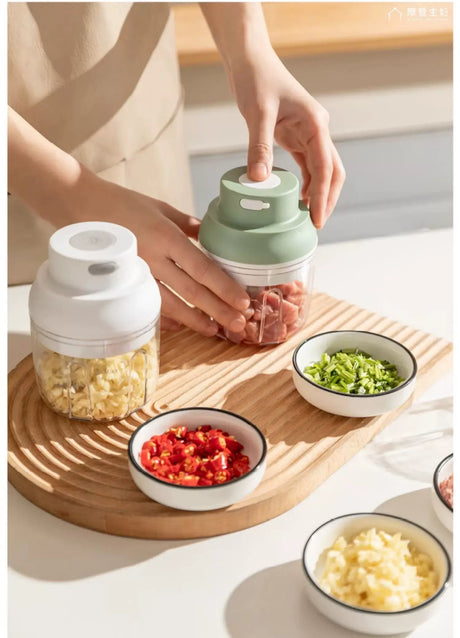 MH Elowen Ergonomic Electric Garlic Crusher from MH