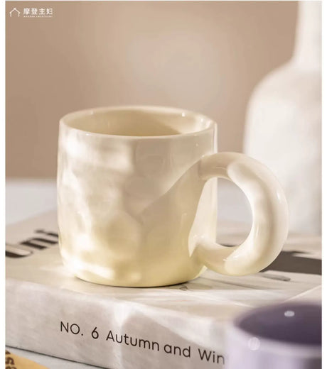 MH Elowen Stylish Gradient Coffee Cup with Glass Accent from MH
