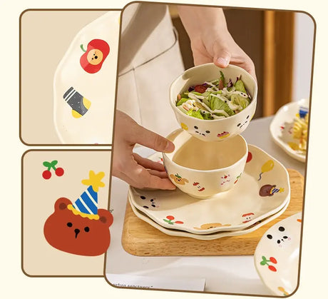 MH Elowen Stylish Tableware Set - Dinner Plate Gift Box from MH