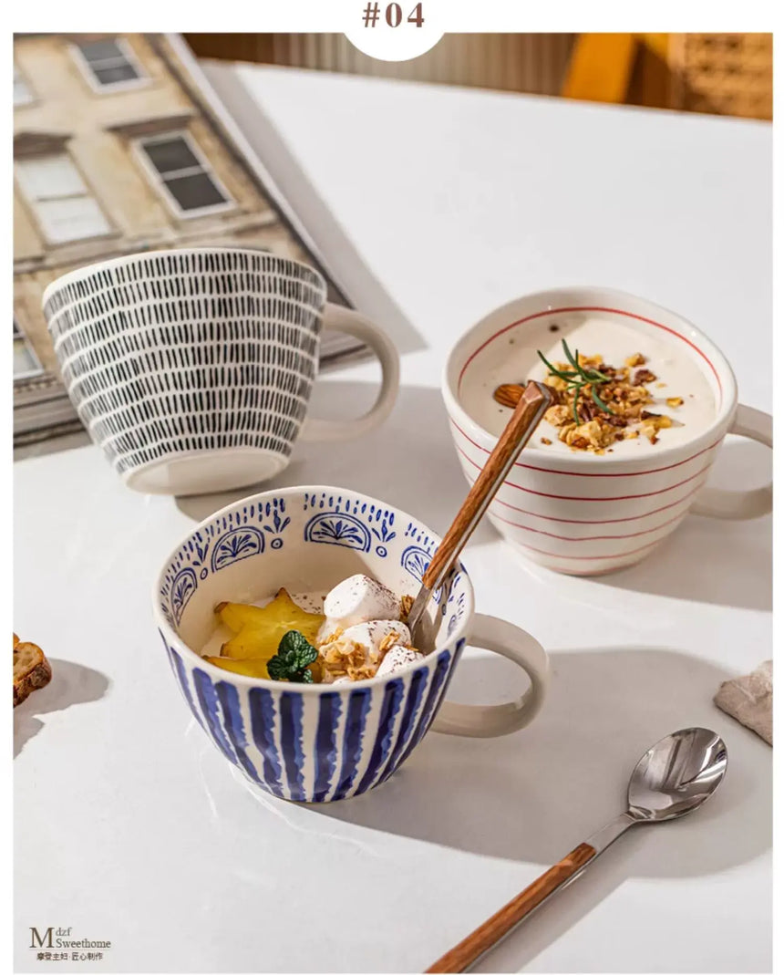 MH Esmeralda Chic Elegant Ceramic Coffee Cup from MH
