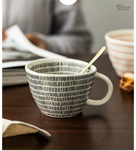 MH Esmeralda Chic Elegant Ceramic Coffee Cup from MH