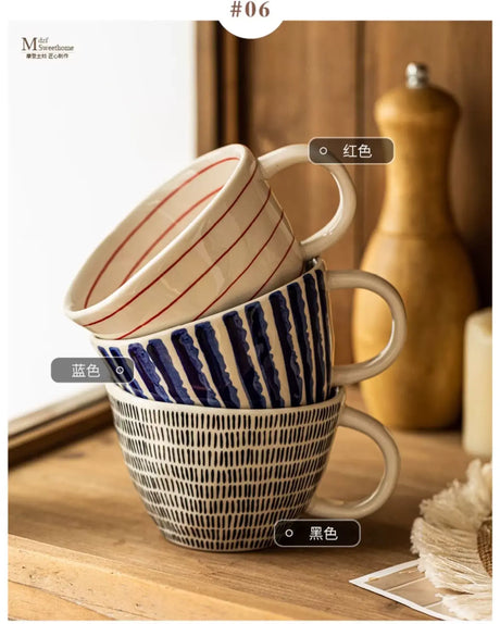 MH Esmeralda Chic Elegant Ceramic Coffee Cup from MH