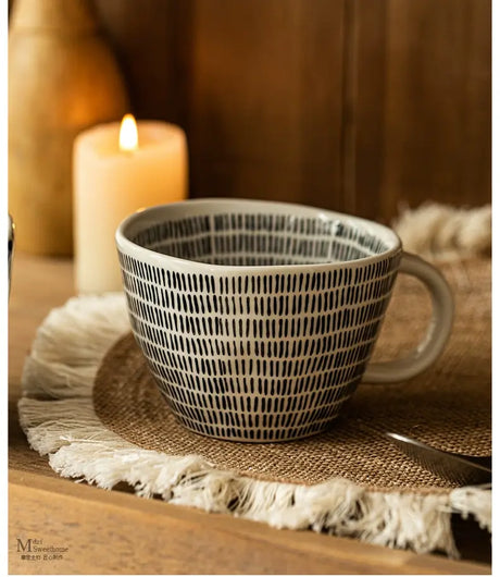 MH Esmeralda Chic Elegant Ceramic Coffee Cup from MH