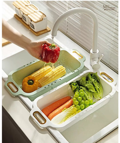 MH Giselle Stylish Double-layer Adjustable Drying Rack from MH