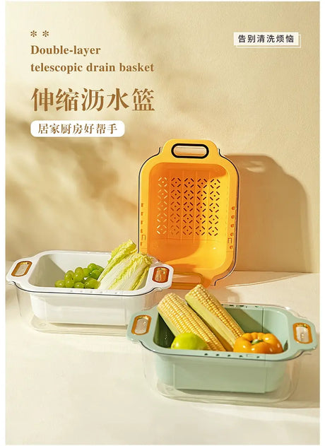 MH Giselle Stylish Double-layer Adjustable Drying Rack from MH