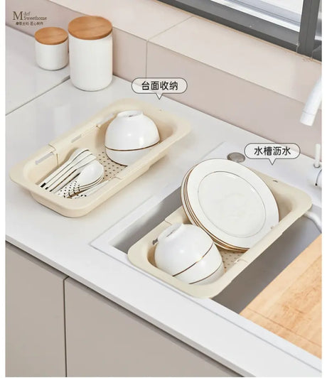 MH Giselle Stylish Double-layer Adjustable Drying Rack from MH