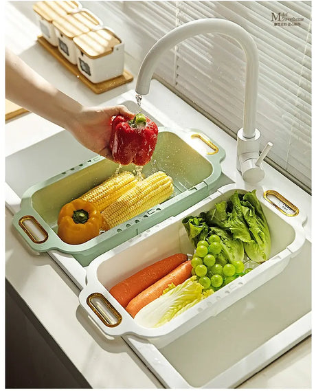 MH Giselle Stylish Double-layer Adjustable Drying Rack from MH