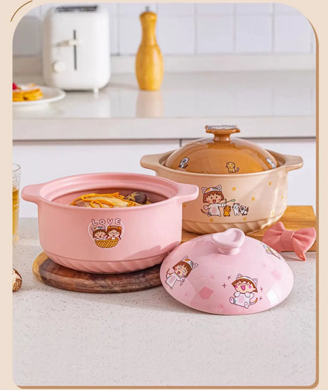 MH Isadora Charming Retro Soup Pot - Ceramic Casserole from MH