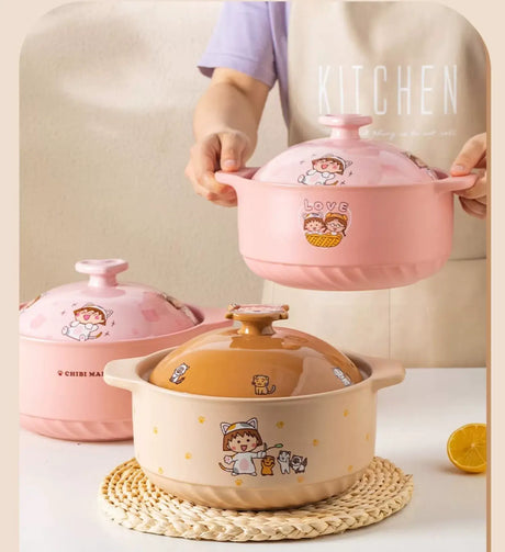 MH Isadora Charming Retro Soup Pot - Ceramic Casserole from MH