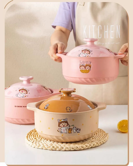 MH Isadora Charming Retro Soup Pot - Ceramic Casserole from MH