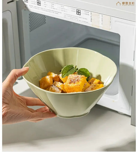 MH Isadora Elegant Ceramic Ramen Bowl Set. from MH