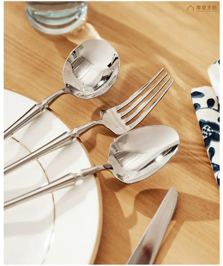 MH Isadora Elegant Stainless Steel Tableware Set from MH
