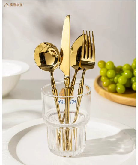 MH Isadora Elegant Stainless Steel Tableware Set from MH