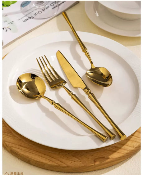 MH Isadora Elegant Stainless Steel Tableware Set from MH
