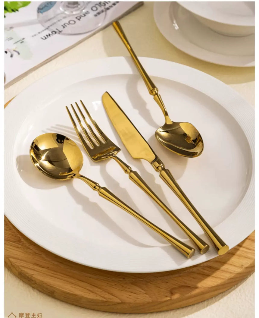 MH Isadora Elegant Stainless Steel Tableware Set from MH