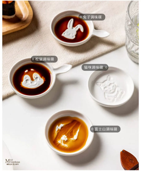 MH Isolde Charming Animal Dip Dish Set from MH
