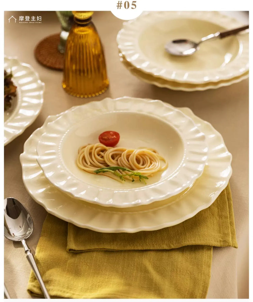 MH Isolde Chic Elegant Dinner Plate Tableware from MH