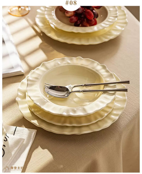 MH Isolde Chic Elegant Dinner Plate Tableware from MH