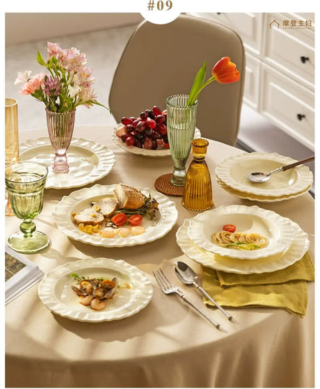 MH Isolde Chic Elegant Dinner Plate Tableware from MH