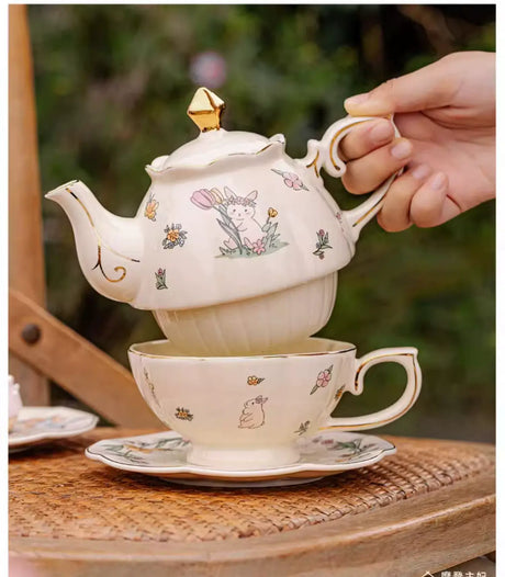 MH Isolde Elegant Porcelain Teapot Set from MH