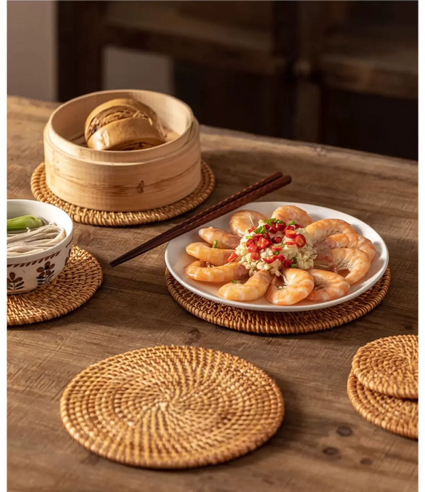 MH Isolde Premium Rattan Heat-Resistant Table Pad from MH