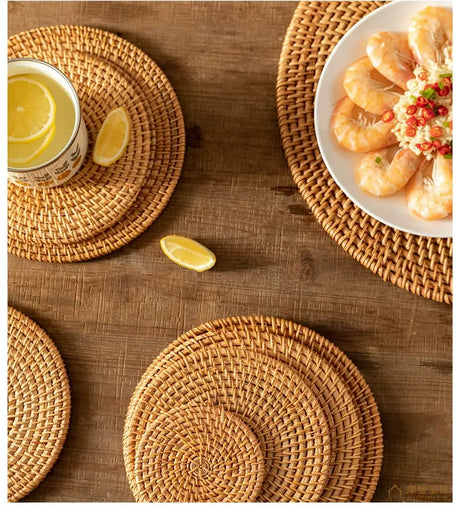 MH Isolde Premium Rattan Heat-Resistant Table Pad from MH