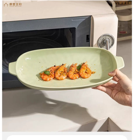 MH Kintaro Elegant Sensor Tableware Oval Fish Dish from MH