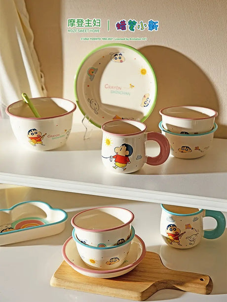 MH Kyoshi Brightly Colored Tableware Set for Kids' Birthdays. from MH