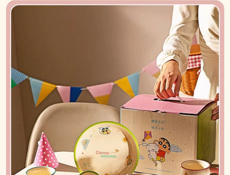 MH Kyoshi Brightly Colored Tableware Set for Kids' Birthdays. from MH