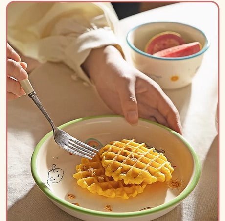 MH Kyoshi Brightly Colored Tableware Set for Kids' Birthdays. from MH