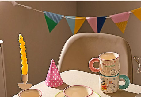 MH Kyoshi Brightly Colored Tableware Set for Kids' Birthdays. from MH