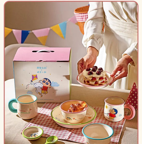 MH Kyoshi Brightly Colored Tableware Set for Kids' Birthdays. from MH