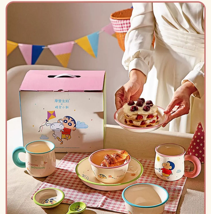 MH Kyoshi Brightly Colored Tableware Set for Kids' Birthdays. from MH