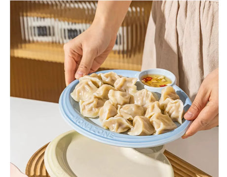 MH Laperouse Elegant Ceramic Dumpling Plate from MH