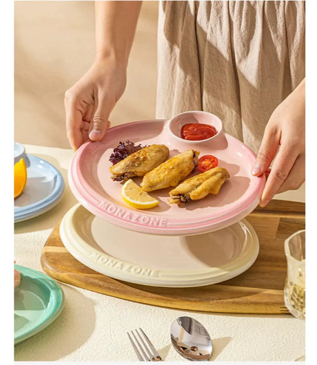 MH Laperouse Elegant Ceramic Dumpling Plate from MH