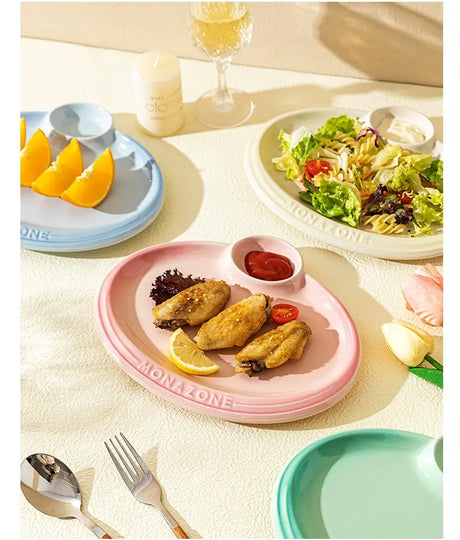 MH Laperouse Elegant Ceramic Dumpling Plate from MH