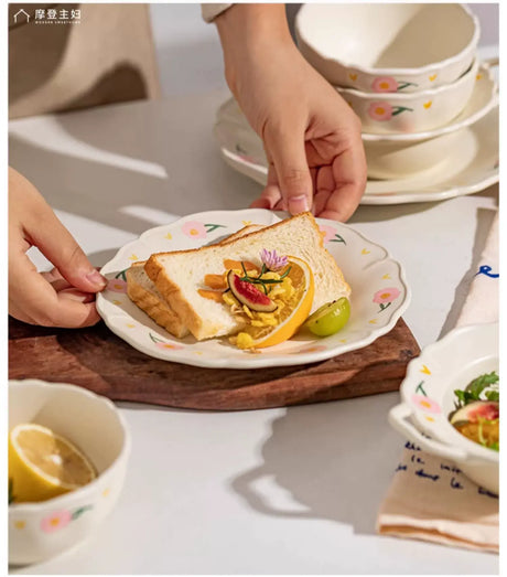 MH Lysandra Elegant Dining Set Premium Ceramic Tableware from MH
