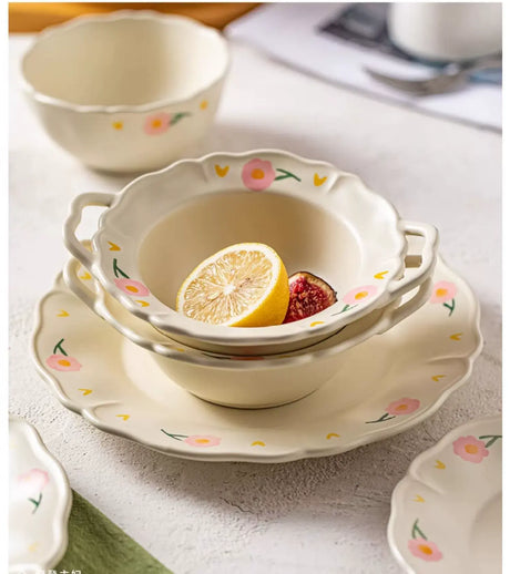 MH Lysandra Elegant Dining Set Premium Ceramic Tableware from MH