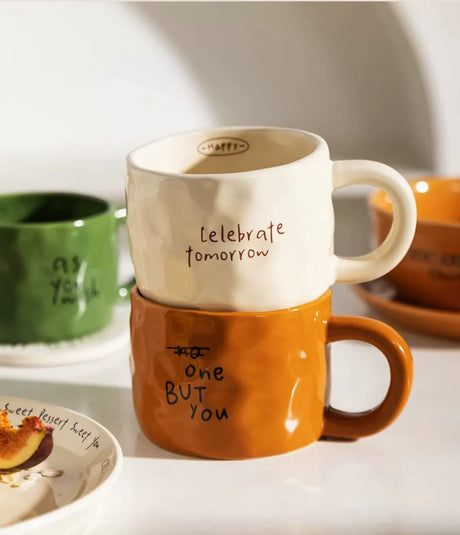 MH Mariposa Elegant Ceramic Coffee Set Birthday Gift from MH