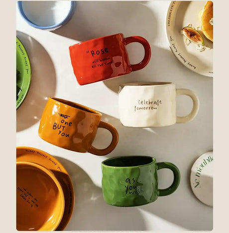 MH Mariposa Elegant Ceramic Coffee Set Birthday Gift from MH
